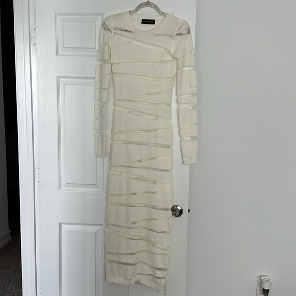 Calechie Illusion Knit Maxi Dress - Picture 1 of 4